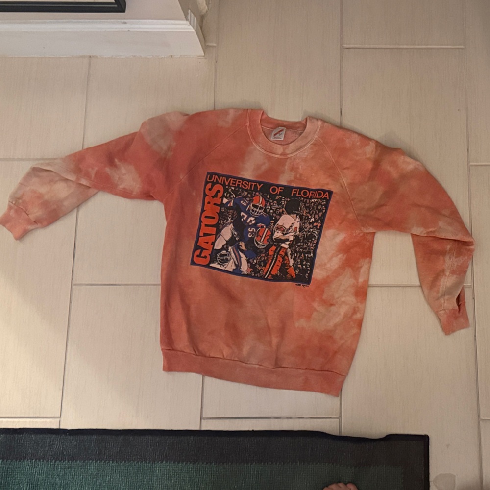 Orange Tie-Dye Gators Sweatshirt